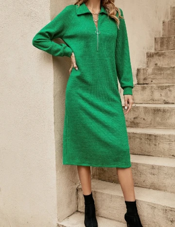 Rochie medie SHEIN, verde Verde