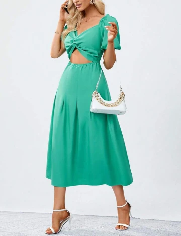 Rochie medie SHEIN, verde Verde