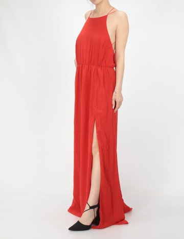 
						Rochie lunga Make Way, rosu, 38