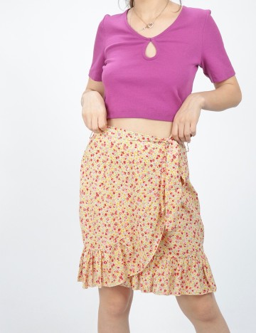 Fusta SHEIN, floral, S