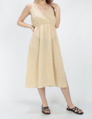 Rochie medie SHEIN, galben, XS