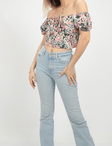 Top SHEIN, floral, M