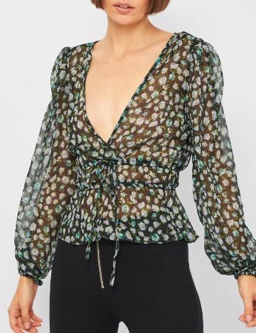 Bluza Stradivarius, floral, M