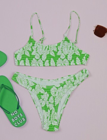 Costum de baie SHEIN, verde, M