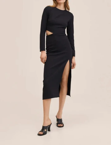 Rochie medie Mango, negru Negru