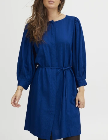 Rochie scurta Fransa, bleumarin Albastru