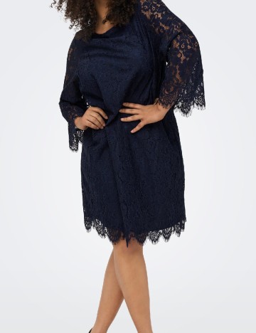 Rochie scurta Only Carmakoma, bleumarin