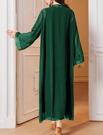 Rochie lunga SHEIN, verde inchis Verde