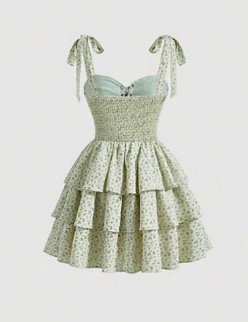 Rochie scurta SHEIN, verde