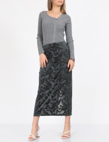 Fusta Vero Moda, gri