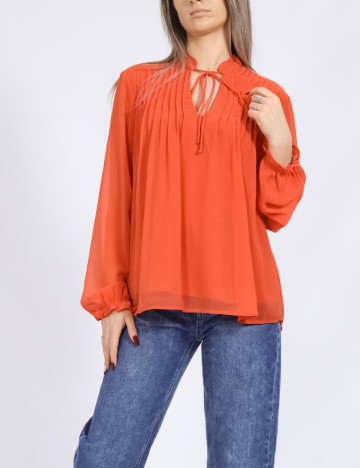 Bluza Vero Moda, portocaliu