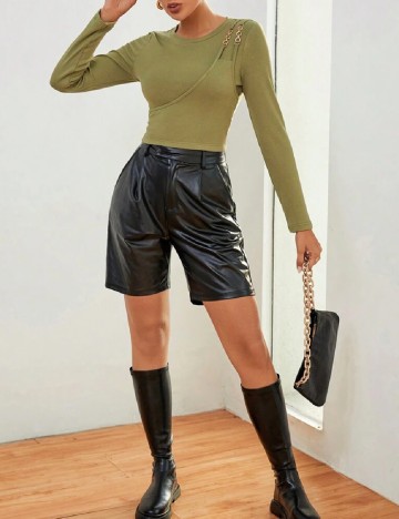 Top SHEIN, verde