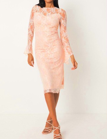 Rochie medie Coast, roz