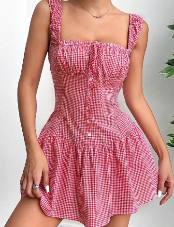 Salopeta SHEIN, rosu