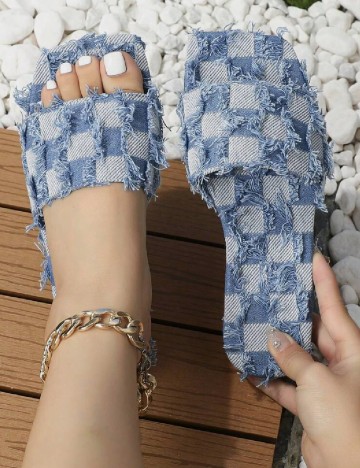 Slapi SHEIN, albastru