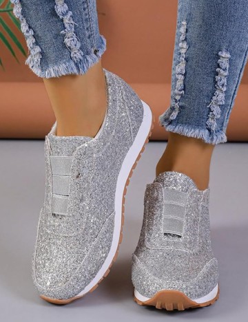 Adidasi SHEIN, argintiu