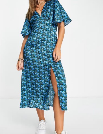 Rochie medie Top Shop, albastru