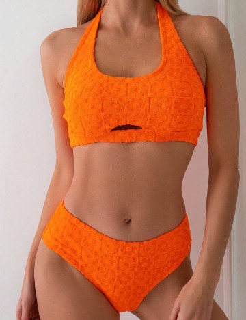 Costum de baie SHEIN, portocaliu