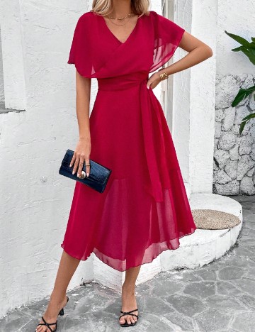 Rochie medie SHEIN, rosu