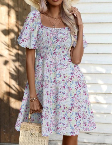 Rochie scurta SHEIN CURVE, mix culori