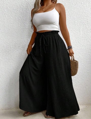 Pantaloni SHEIN CURVE, negru