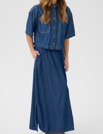 Fusta Kaffe, albastru