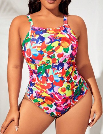 
						Costum de baie SHEIN CURVE, mix culori