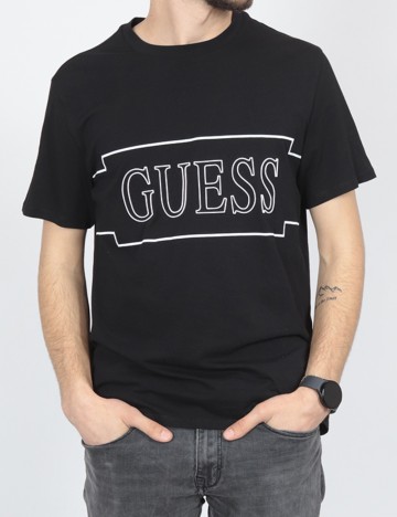 
						Tricou Guess, negru