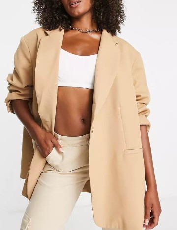 Sacou Oversize ASOS, crem