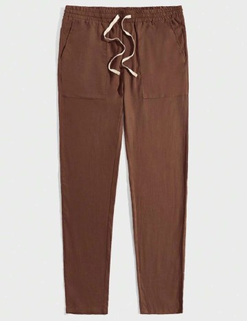 Pantaloni SHEIN, maro