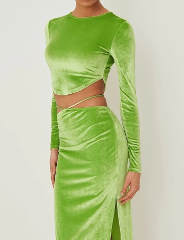 
						Top NA-KD, verde, XL