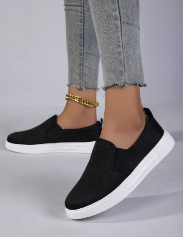 Espadrile SHEIN, negru