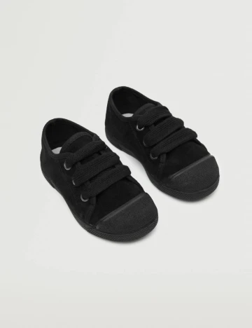 Tenisi Mango Kids, negru Negru