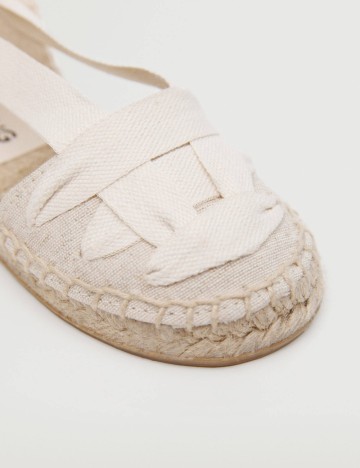 Espadrile Mango Kids, crem