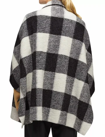 Poncho s.Oliver, alb/negru Negru