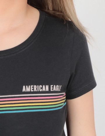 Tricou American Eagle, gri