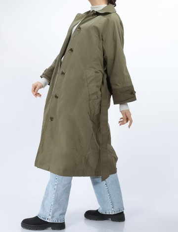 Trench Mango, verde, S