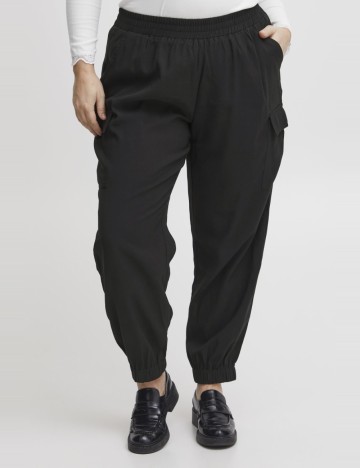 
						Pantaloni Fransa Curve, negru