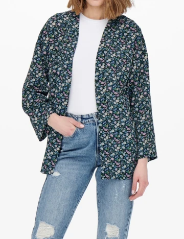 Blazer Only, floral, M Floral print