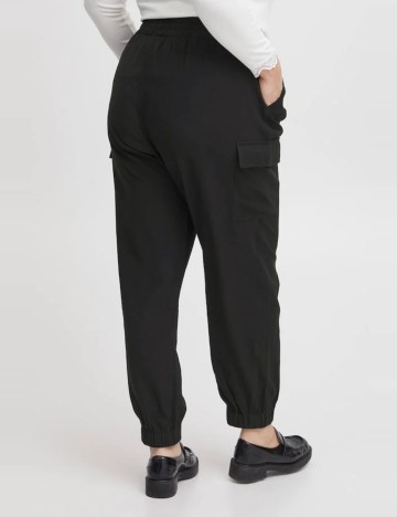 Pantaloni Fransa Curve, negru
