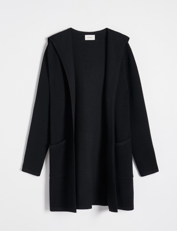 Cardigan Reserved, negru, S/M