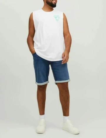 Maiou Jack&Jones Plus Size Men, alb Alb