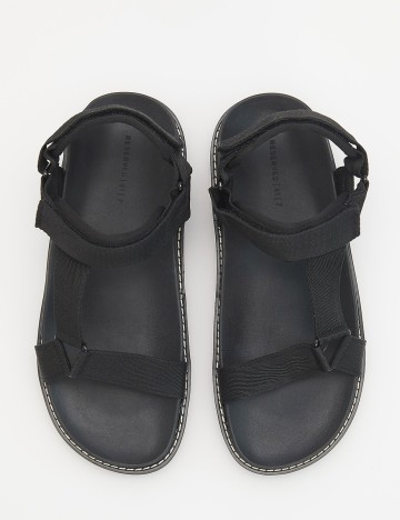Sandale Reserved, negru, 45