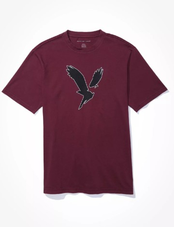 
						Tricou American Eagle, pruna