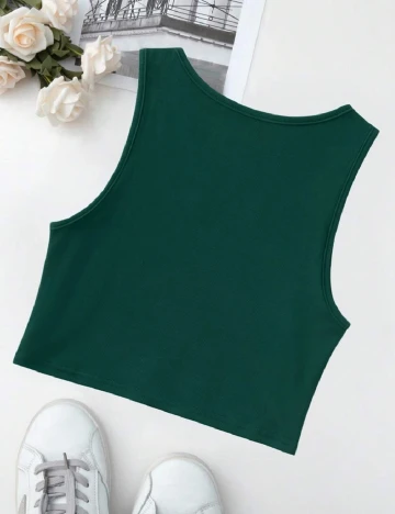 Top SHEIN, verde Verde