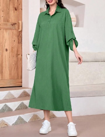 Rochie lunga SHEIN, verde