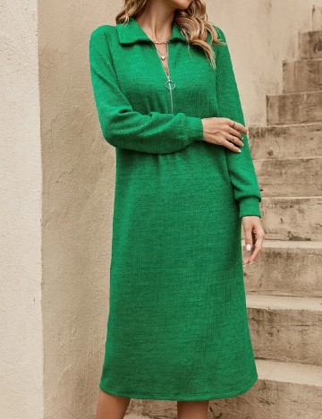 Rochie medie SHEIN, verde