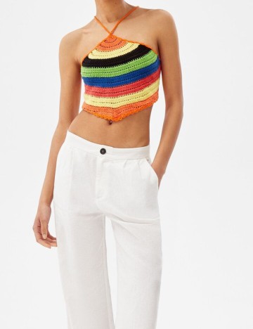 
						Top Bershka, mix culori, M