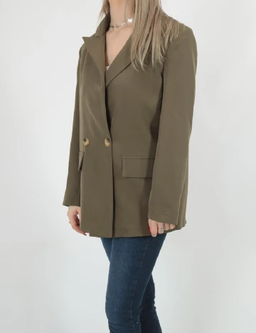 Sacou Oversize SHEIN, verde Verde