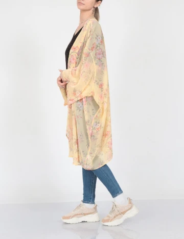 Kimono American Eagle, galben Galben